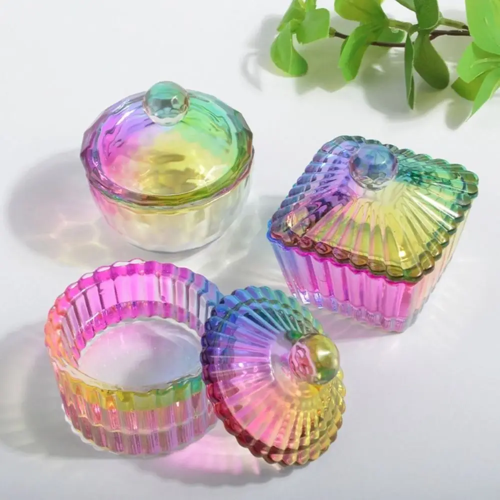 Красочная кисть для ручки шайба дизайна ногтей стеклянная щетка чистки