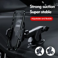 sucker car phone holder mobile phone holder stand in car no magnetic gps mount support for iphone 13 pro xiaomi samsung