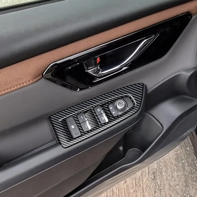 Car Window Switch Lift Panel Tirm Door Armrests Sticker For Subaru Forester 2025