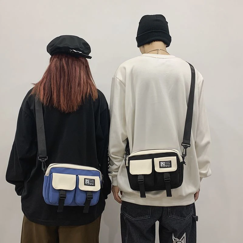 Men Women Shoulder Bag Tide Brand Mobile Phone Messenger Bag Ins Japanese Cross-body Backpack Multi-functional Shoulder Bag