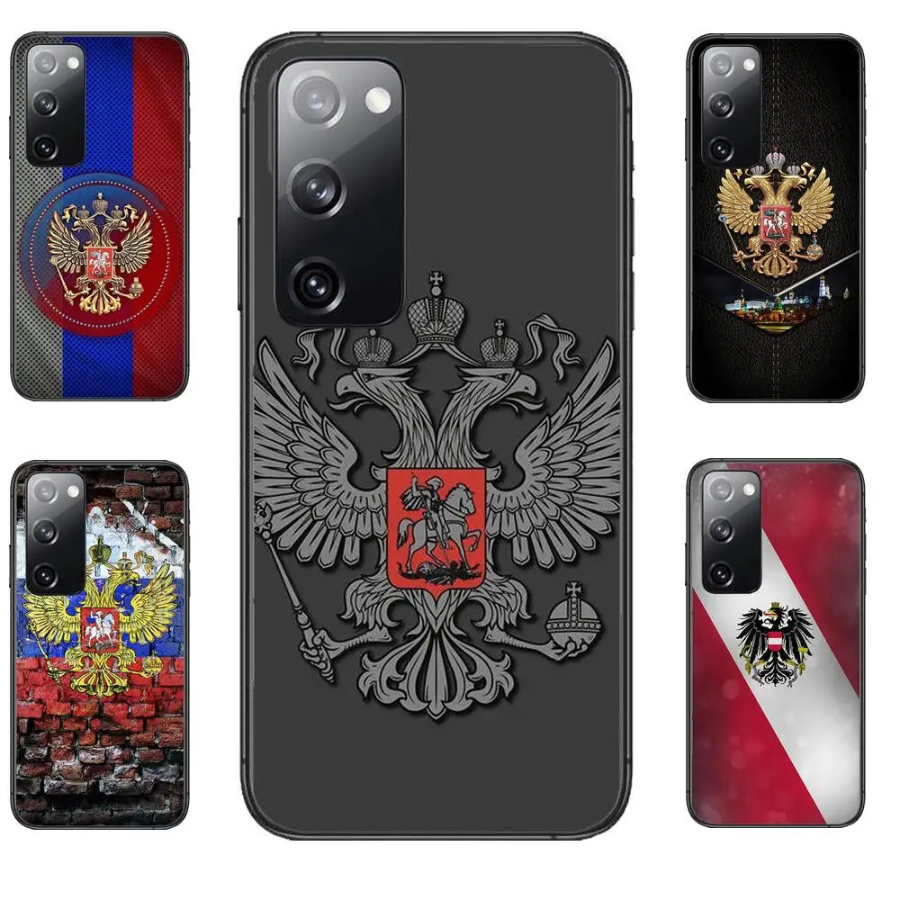 Чехол для телефона с флагом России Samsung Galaxy S30 s21 fe s20 s7 s5 s8 Plus s9 s10 s10e Ultra Note 10 lite