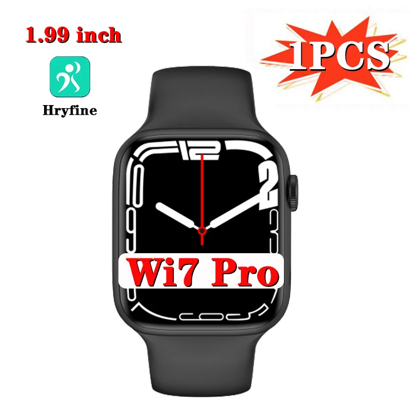 

Смарт-часы Wi7 PRO iwo14 15, 1,99 дюйма, С Пульсометром
