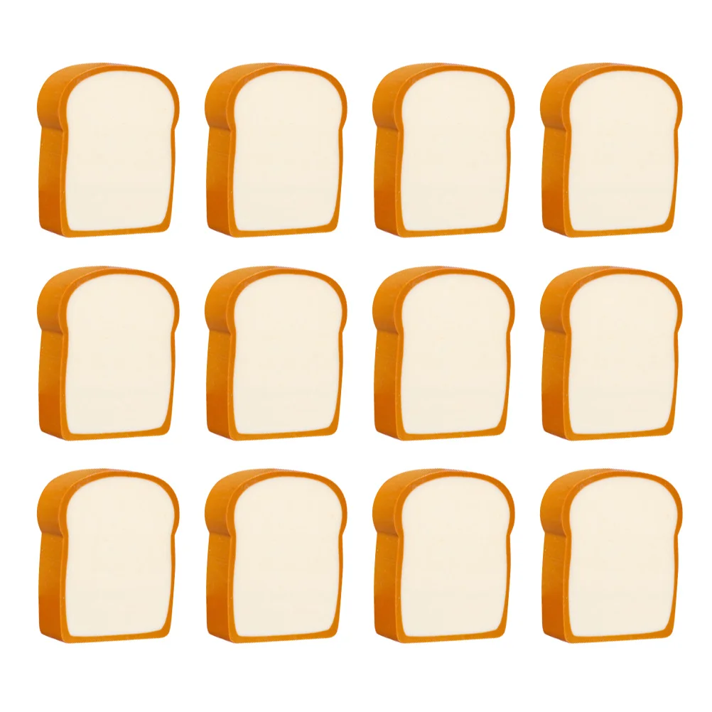 

Erasers Eraser School Kidsbread Foodsupplies Puzzle Painting Toast Model Mini Easter Stationery Portable Sketching Cartoon Toy