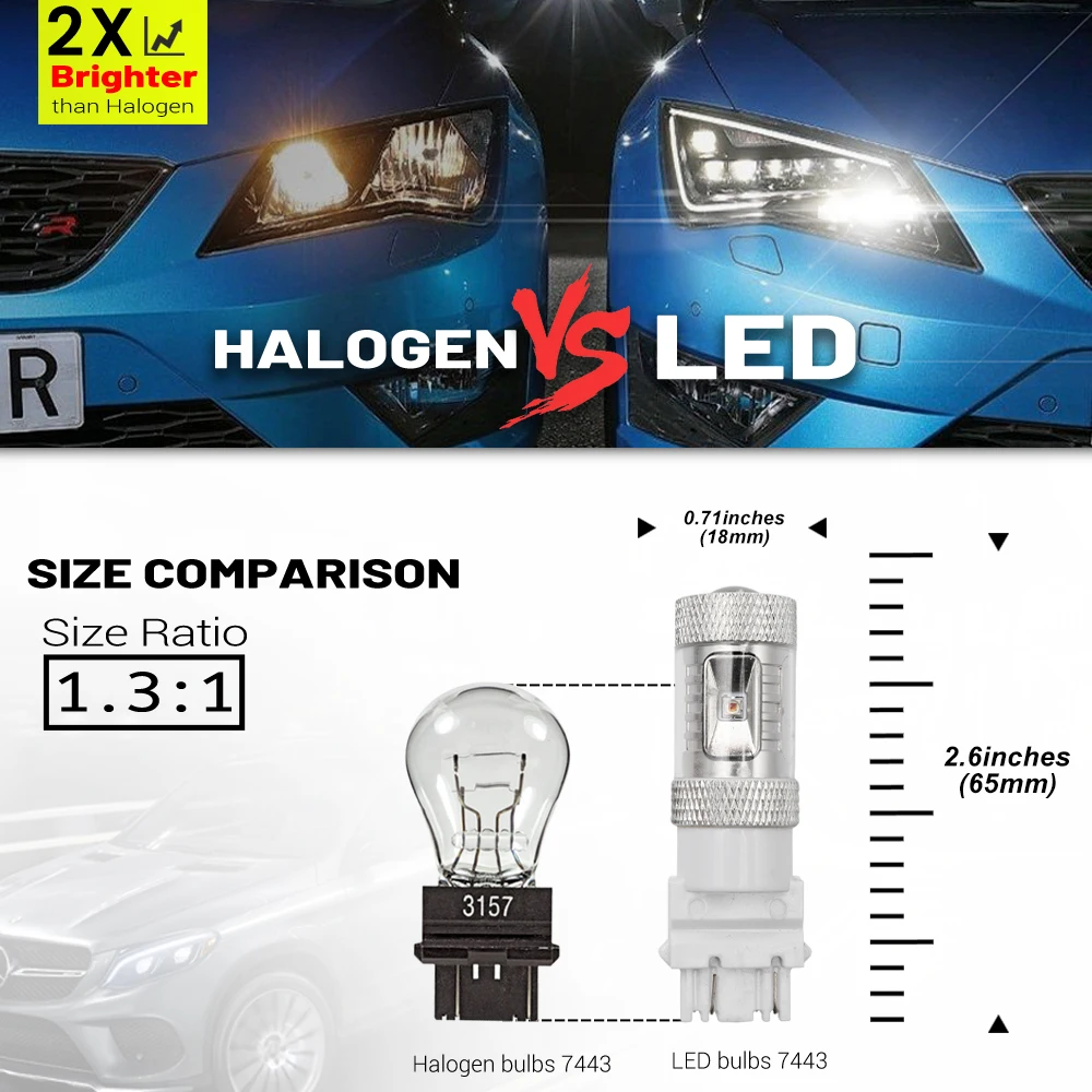 Для Hummer H2 2003-2009 красный T25 3157 4114 4157 Canbus без ошибок светодиодные задние стоп-сигналы