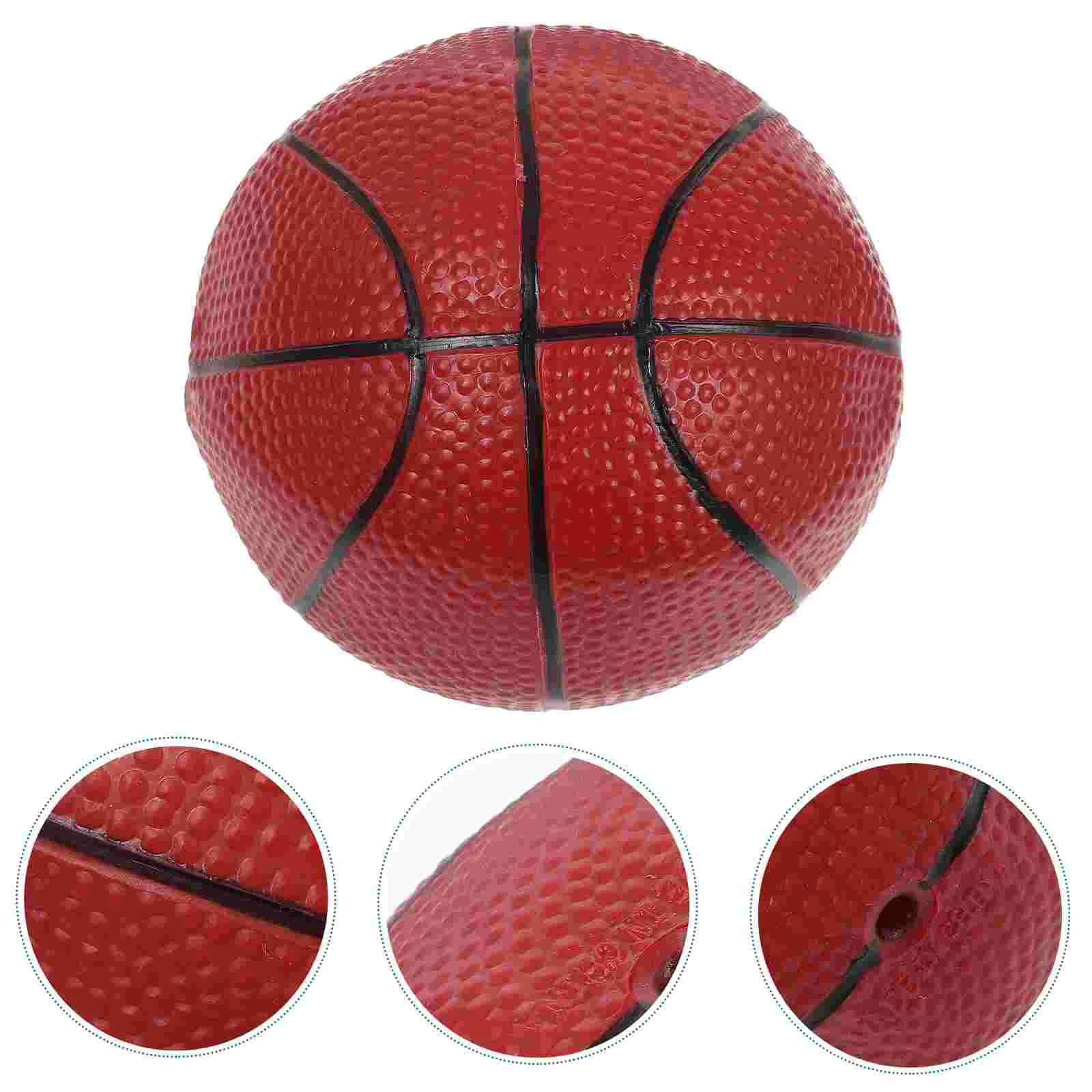 

Basketball Mini Bouncy Sports Toy Indoor Kids Outdoor Hoop Inflatable Soft Basketballs Replacement Cute Stress Pump Game Toddler