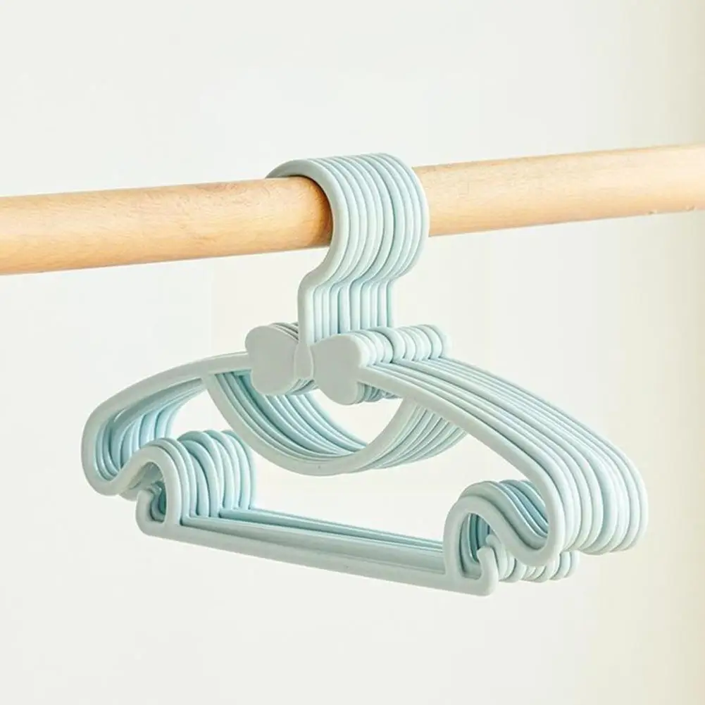 

Ildren's Bow Hanger Home Baby Clothes Hanger Plastic Portable Cute Clothes Hanger Non-slip Hook Design Hanger For Baby Z0q2