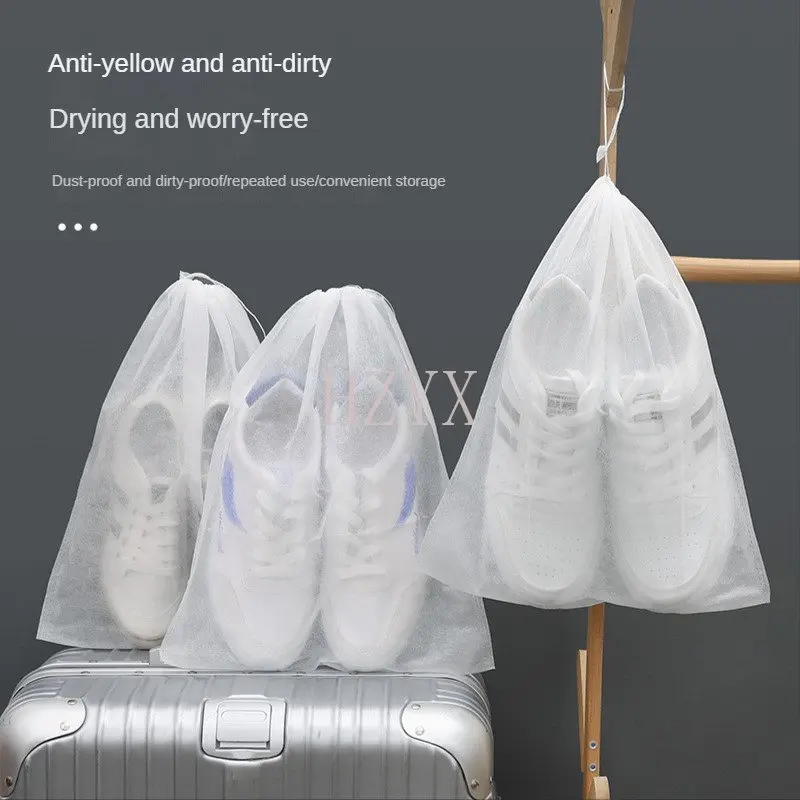 

Sun Dried Shoes Anti Discoloration Storage Bag Shoe Organizer Travel Essentials Children's Toys Organizer Drawstring Bag Pouch