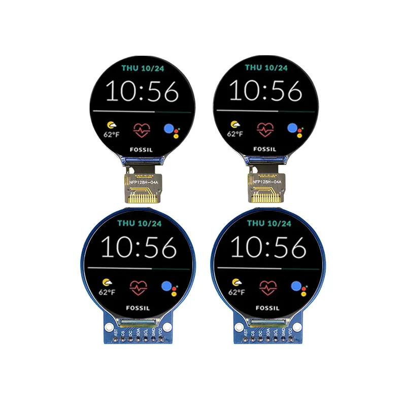 TFT-дисплей 1,281,54 дюйма, круглый TFT LCD-модуль с RGB-дисплеем 240*240, драйвер GC9A01, 78-контактный SPI-интерфейс, плата 240x240 для Arduino (art.: 3920daa71caaf) - 3920daa71caaf
