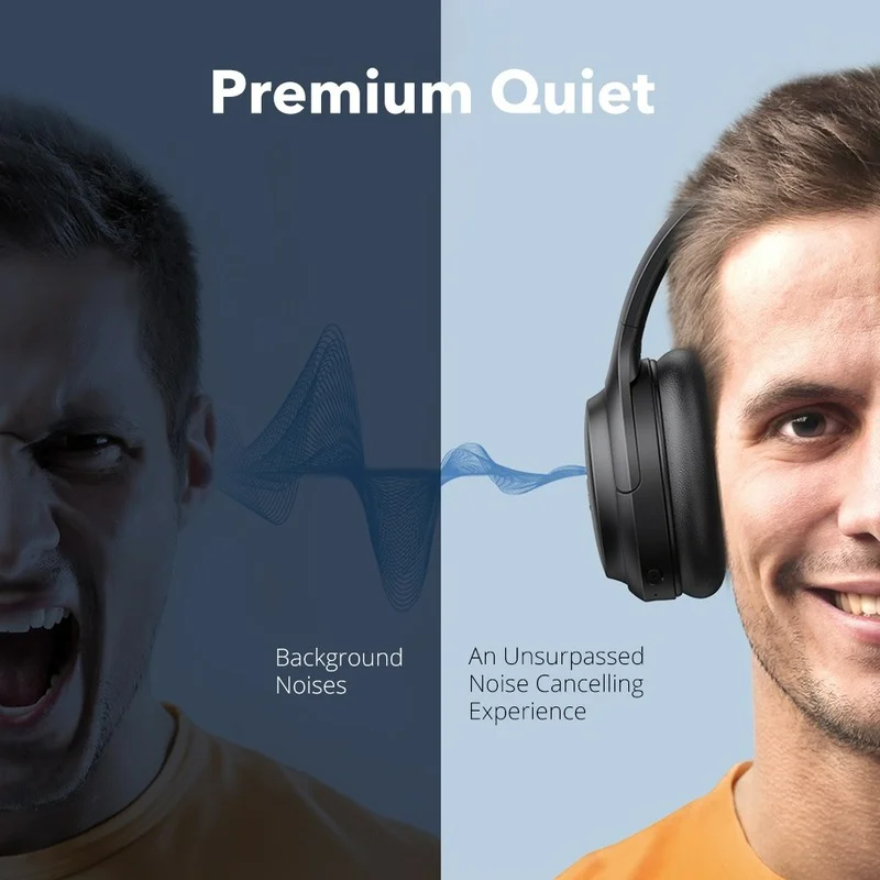 Беспроводные Bluetooth-наушники TaoTronics SoundLiberty 90 гибридные наушники с активным