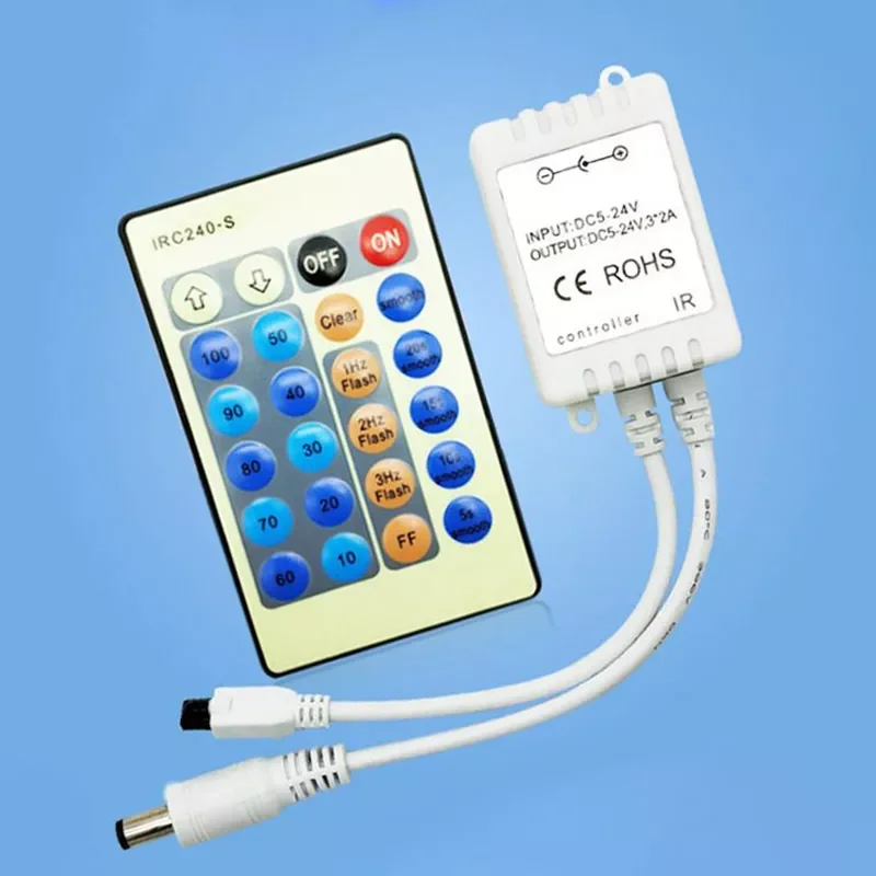 

Беспроводная монохромная Светодиодная лента с пультом ДУ