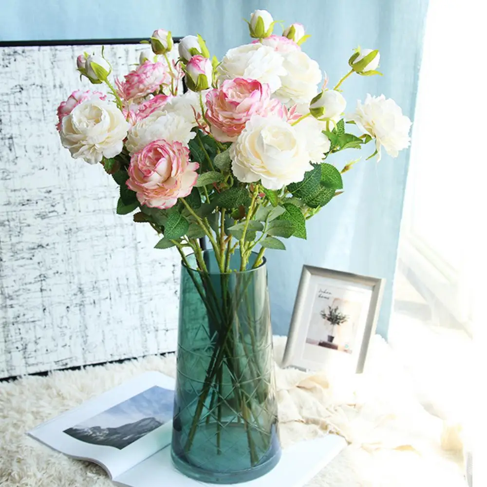 

Dropshipping!!1Pc Artificial Flower Rose Garden DIY Stage Party Home Wedding Holiday Decor