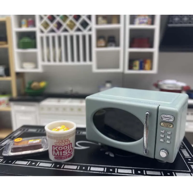 

Japanese Genuine J.DREAM Toffy Modern Kitchen Appliances 5 Mini Microwave Oven Accessories Gashapon Capsule Toys