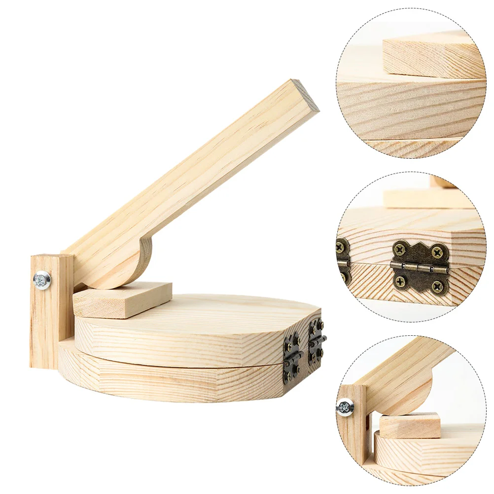 

Dumpling Wrapper Wood Mold Wrappers Kitchen Gadget Dough Presser Making Tool Pressing Plate Practical Pie Mould