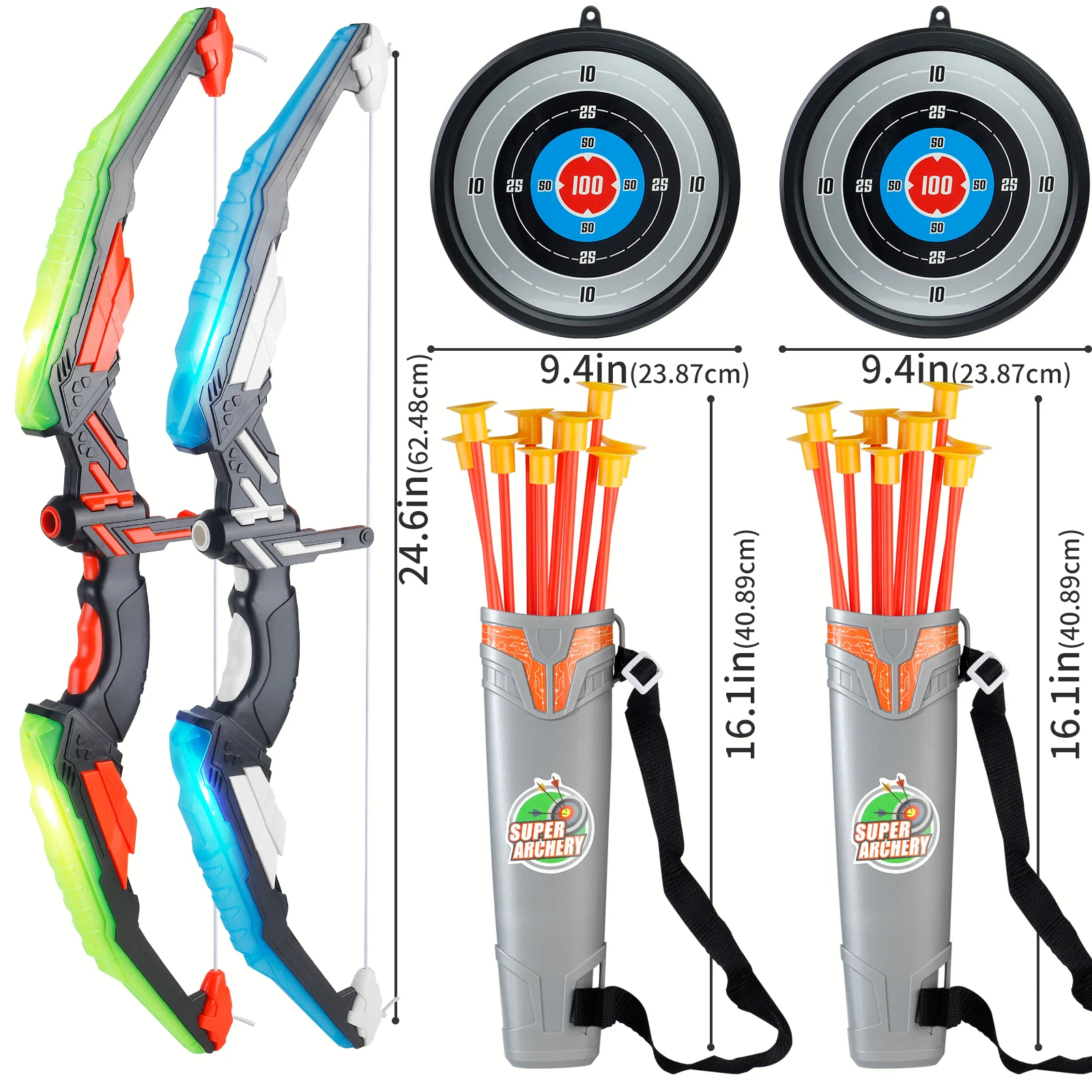 Набор из 2 предметов для детской стрельбы лука