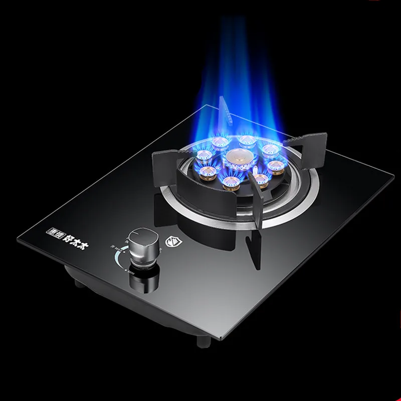 

Gas Stove Single Stove Household Liquefied Gas Embedded Desktop Natural Gas Gas Stove Fierce Fire Energy-saving Single Eye Stove