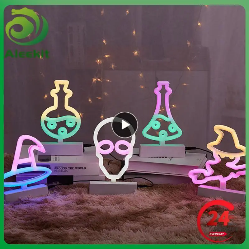 

LED Neon Light Love Shape Night Light Sign Lamp Battery USB Art Sign Bedroom Decor Nightlight For Indoor Christmas Wedding Party