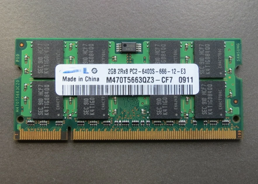 

RAM HP6910p 6930p 8510P 8530p Original DDR2 2G 800 Notebook Memory Bar