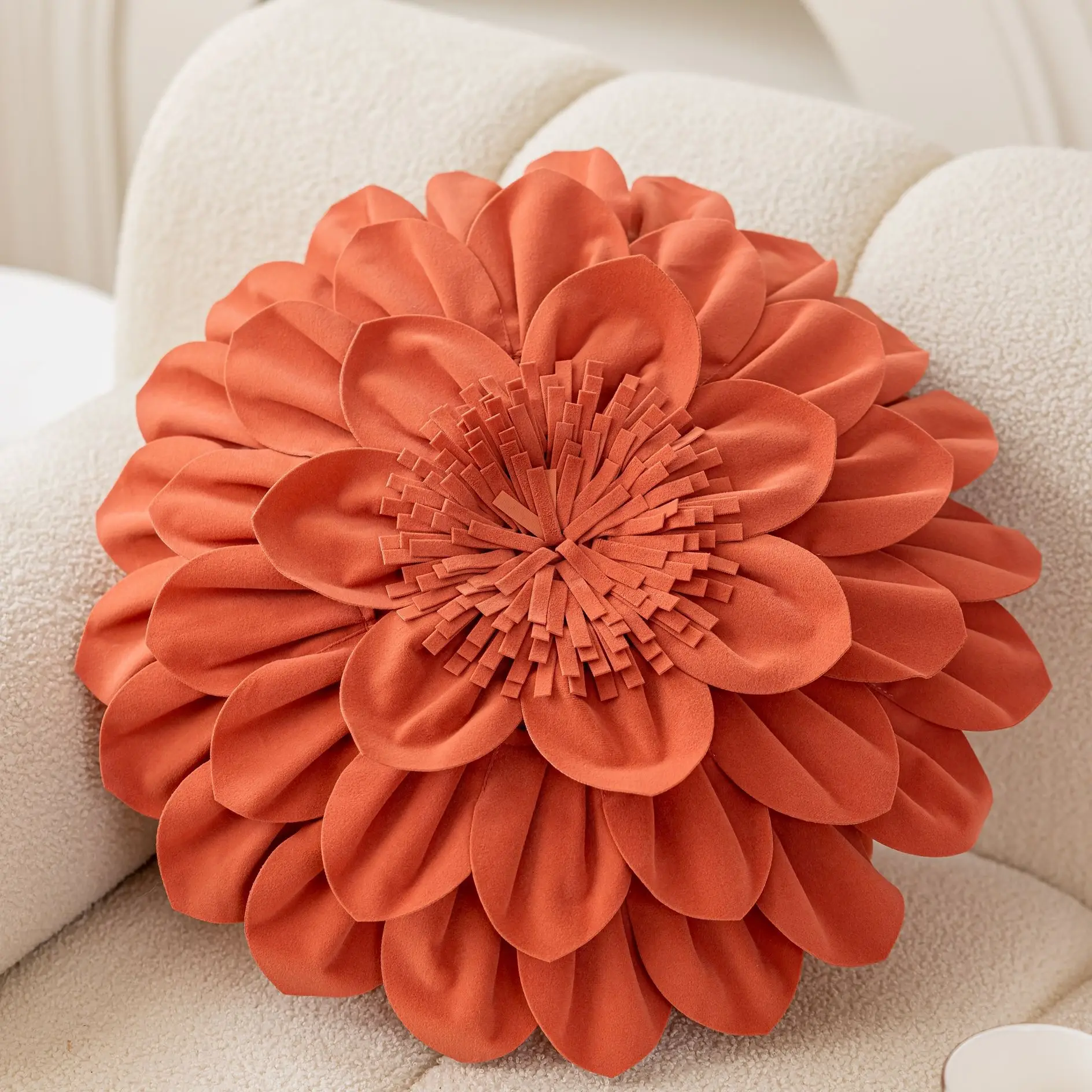 

Бархатный чехол для подушки, цветок