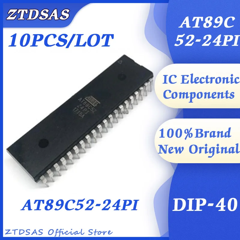

5PCS/LOT AT89C52-24PC AT89C52-24PI AT89C52-24PU AT89C52-24 AT89C52 AT89C AT89 AT DIP-40