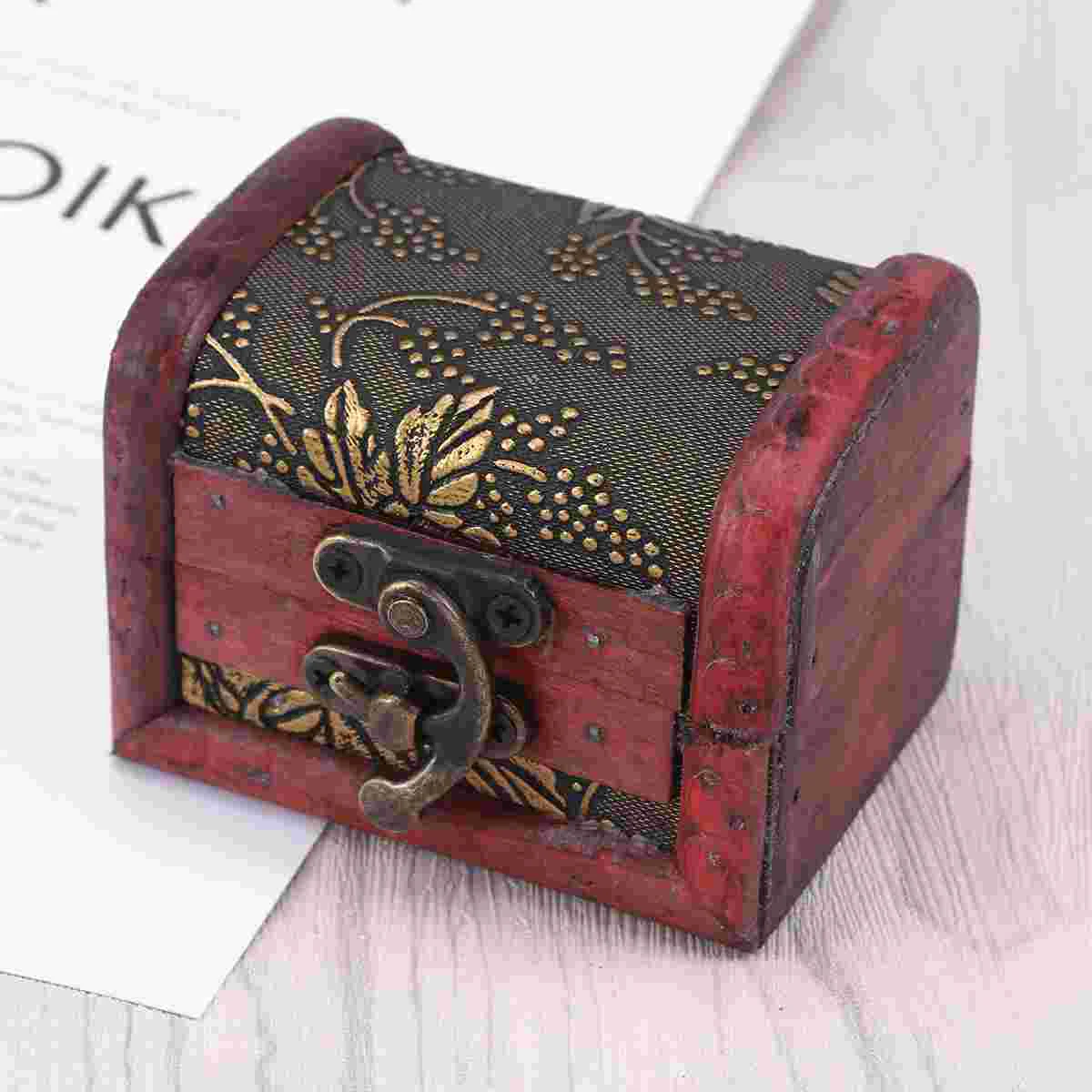 

Storage Organizer Wooden Box Sundries Container Toy Case Treasure Jewelry