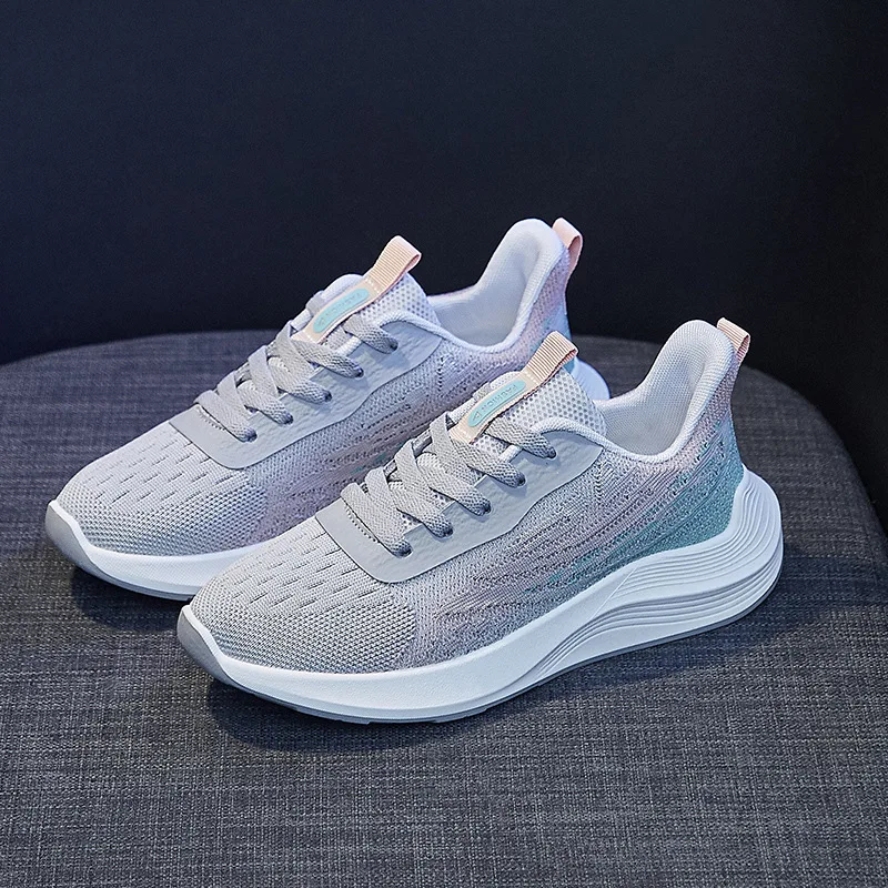 

Sneakers Women Trends 2023 New Arrivals Sports Running Shoes Tennis Female Mesh Trainers Comfort Thick Bottom Athletic Shoe