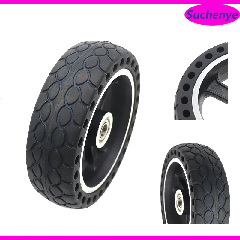 

5 Inch Electric Tire Fo Fast Wheel Electric Scooter Tire 5.5x2 Honeycomb Tire 6x2 Hollow Solid Tire Refitted Rear Wheel 6.0x1.6
