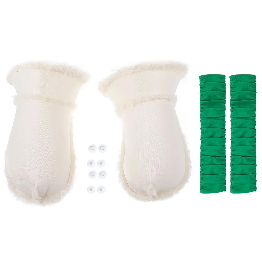 

1 Pair Fluffy Hole Shoes Inserts Detachable Hole Shoe Inserts Winter Warm Shoe Inserts