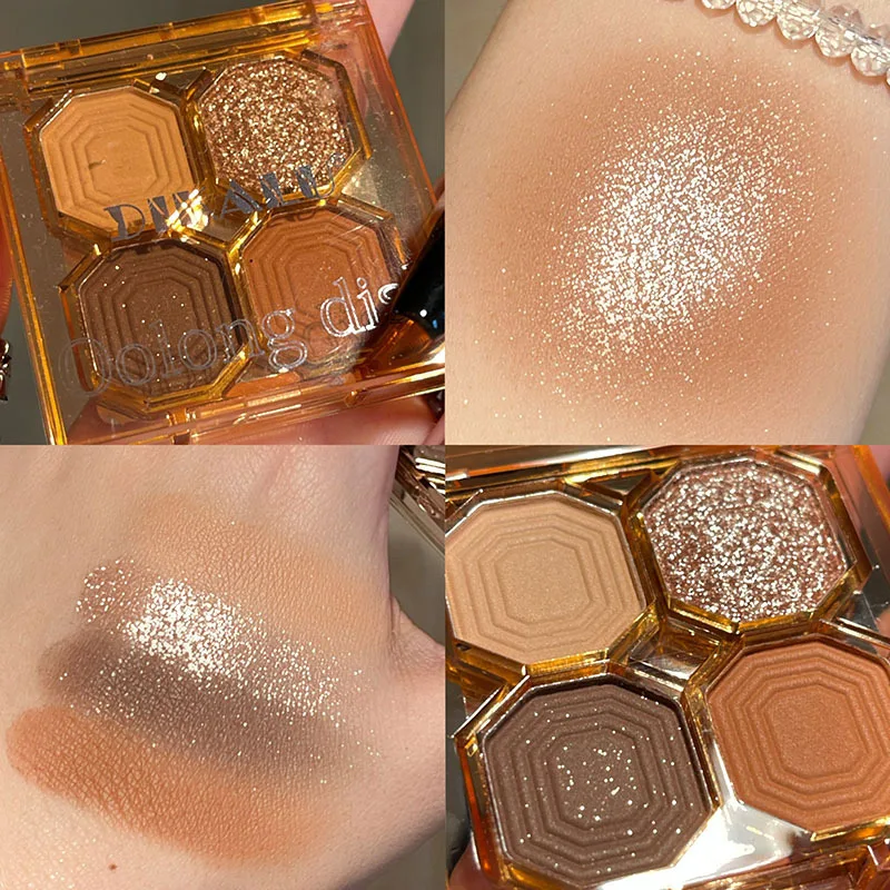

DIKALU 4 цвета популярные женские Мини тени для век Dikalu Cosmetics