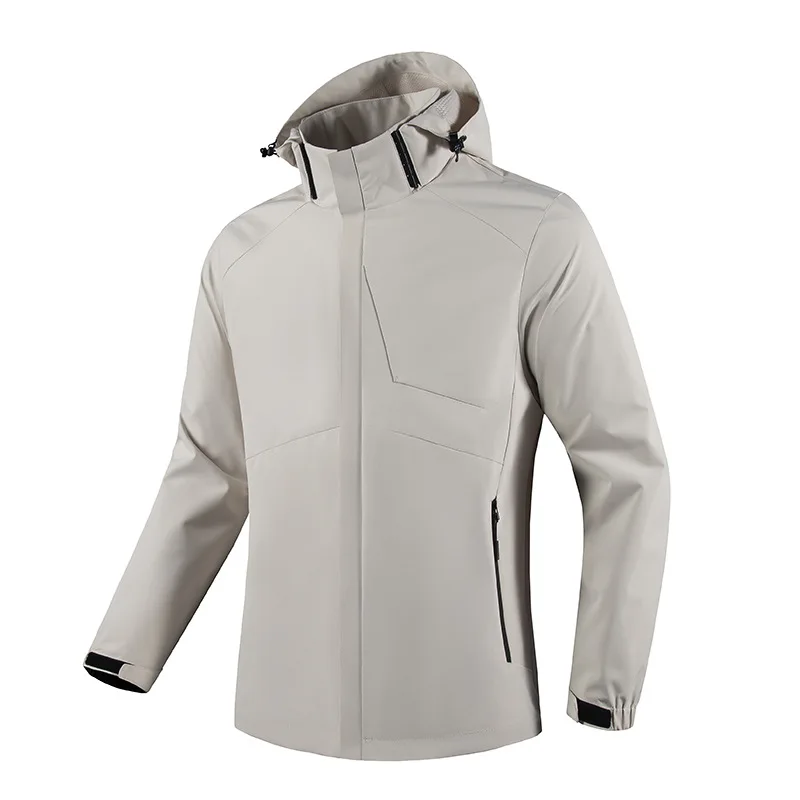 

Outdoor Leisure Single Layer Charge Coat Men's Windproof Breathable Leisure Travel Windbreaker Waterproof Jacket