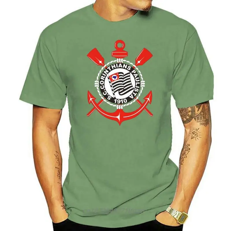 

S.C. Corinthians Paulista Brasil Brazil Football Soccer Tee T-Shirt Team Sports Streetwear Casual Tee Shirt