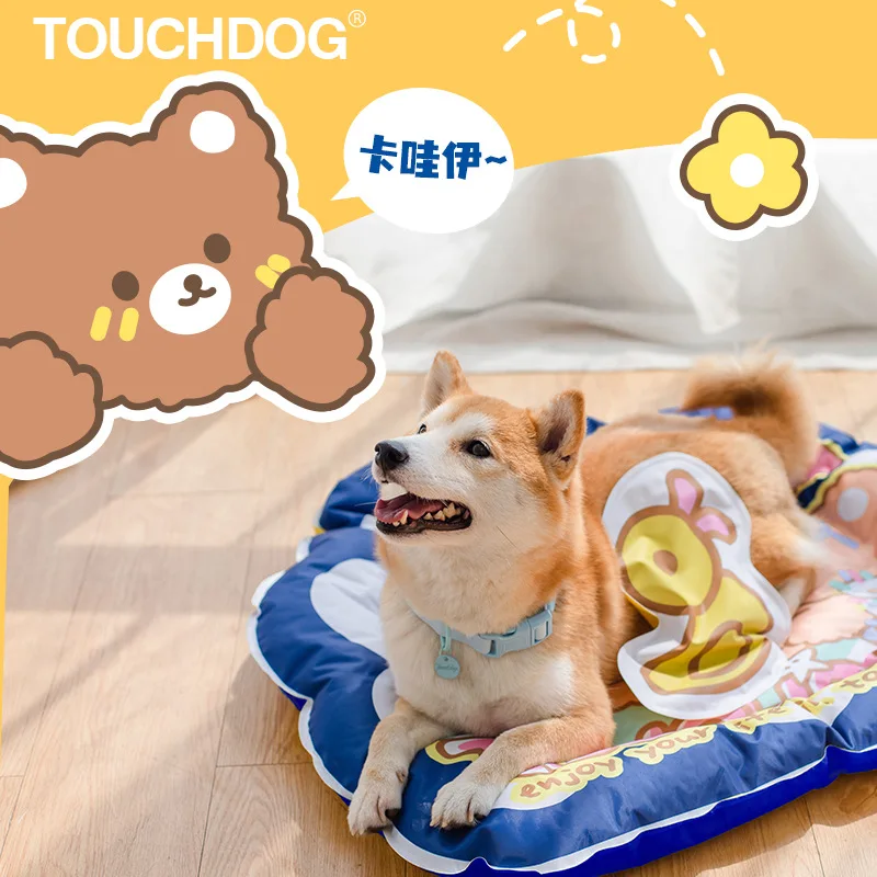 

Новый питомец Прохладный коврик летняя кровать антипригарные волосы ледяной шелк Прохладный Коврик для льда дышащий питомник