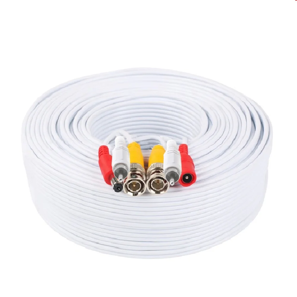 Новый BNC + RCA DC разъем 3 в 1 кабель питания Видео Аудио расширение Plug and Play провод для