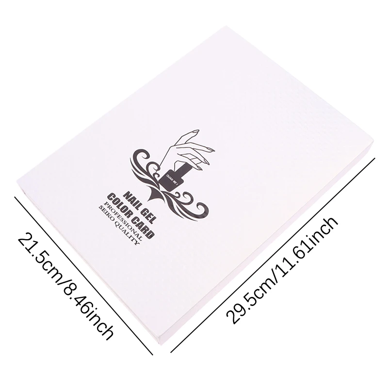 Книга для демонстрации ногтей на 216 цветов — комплексная витрина дизайна своими