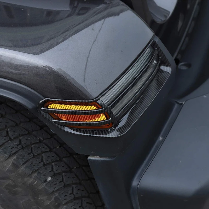 Автомобильная накладка на колесо для Jeep Wrangler JL JT Gladiator 2018-2020 Carbon