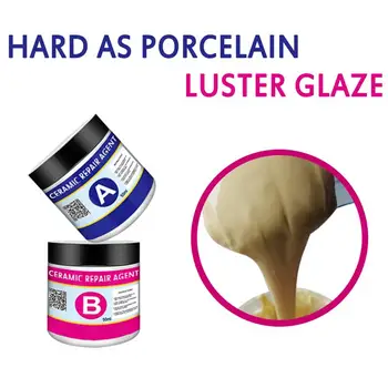 Super Agente De Reparação De Telha Cerâmica Doméstica Suplemento Banheira Telha Piso De Chuveiro Crack Kit De Reparação Danificado Adesivo Forte 1