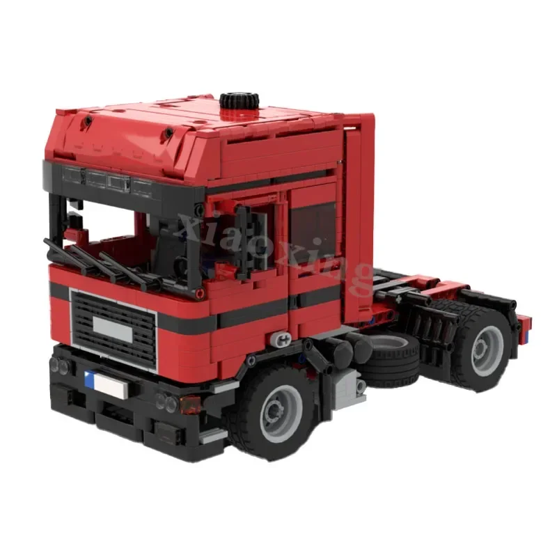 Фото MOC-101103 Классический транспортный грузовик F2000 V10, конструктор из 1330 деталей, развивающая игрушка-пазл для взрослых, подарок №2