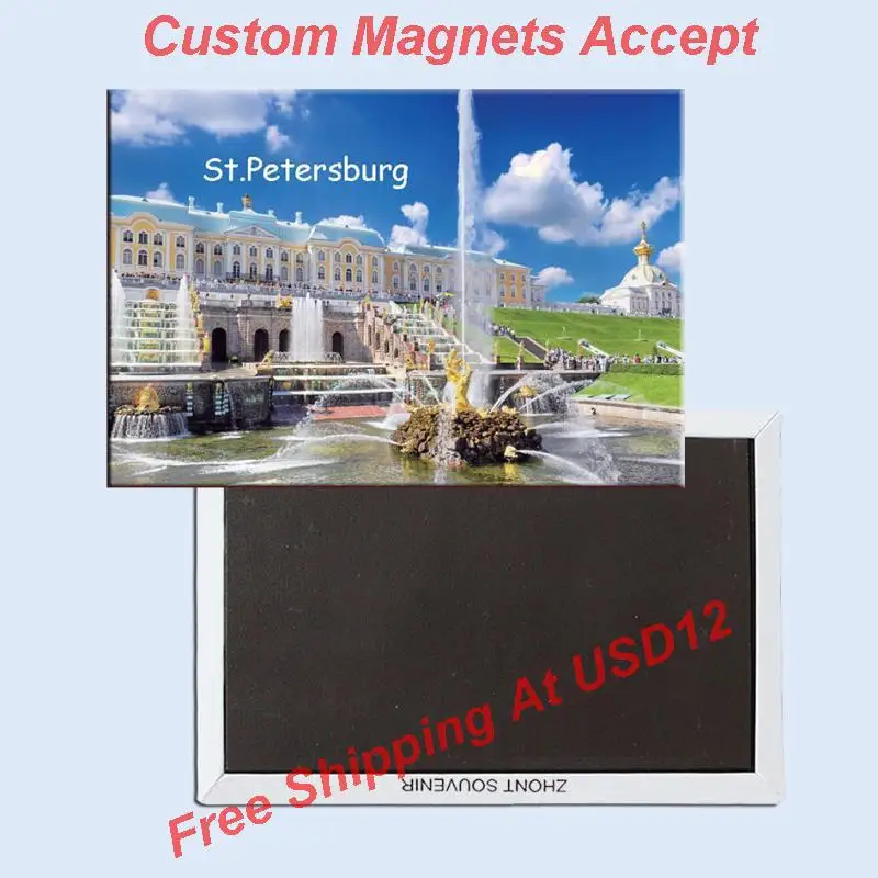 

Туристические магниты 78*54 мм, Санкт-Петербург, летнее место, металлические сувенирные магниты 20077 подарок-сувенир для туриста