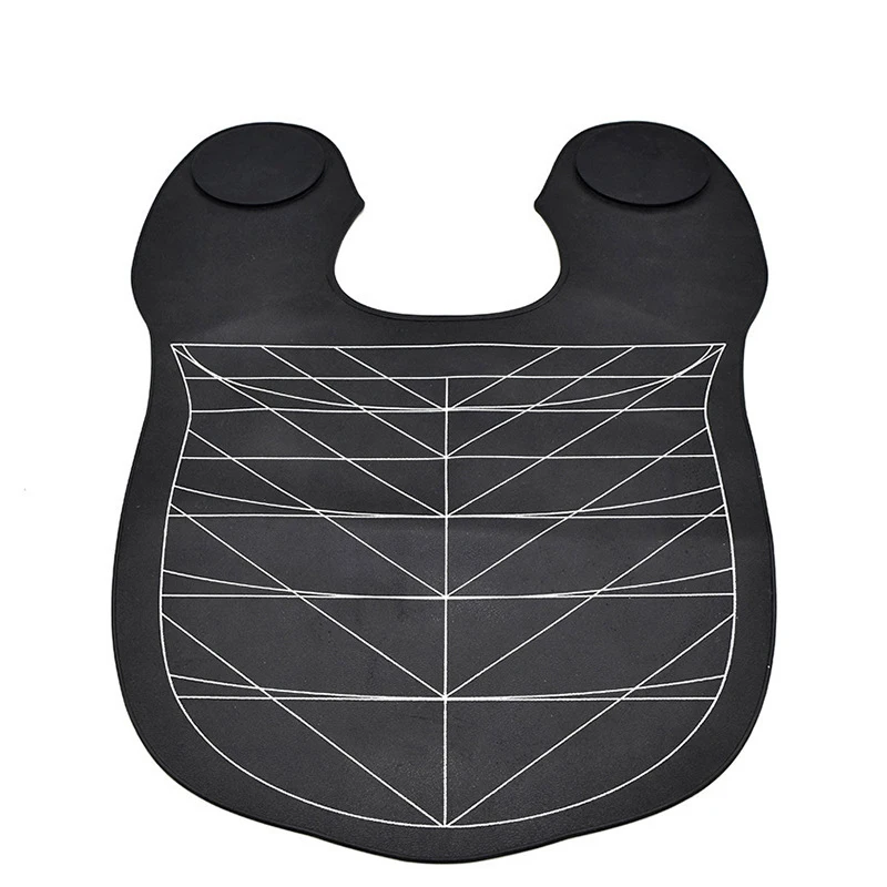 Ing Wraps Barber Shoulder Pads Black Hair Dyeing Haircut Apron For Salon