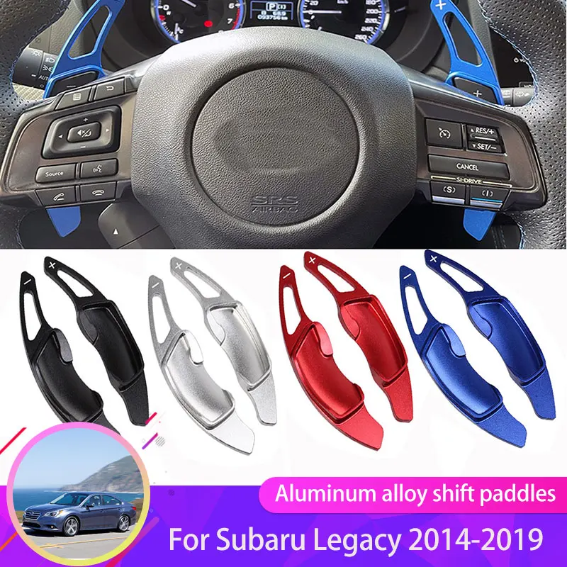 

2 PCS For Subaru Legacy B4 Liberty BN 2014 2015 2016 2017 2018 2019 Car Steering Wheel Gear Shift Paddle Shifter Aluminum Alloy