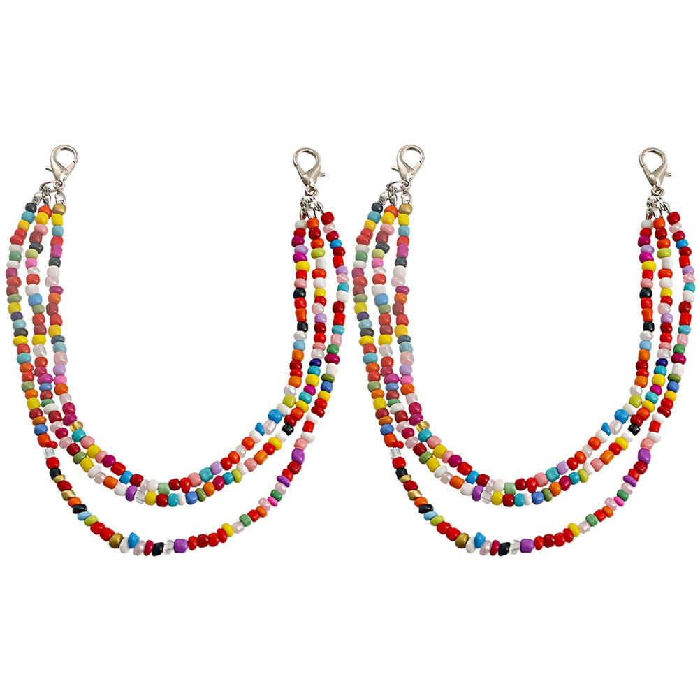 

Anklet Bohemian Beaded Shoe Chains Layered Charm Charms Accessories Girl Boot DIY Alloy