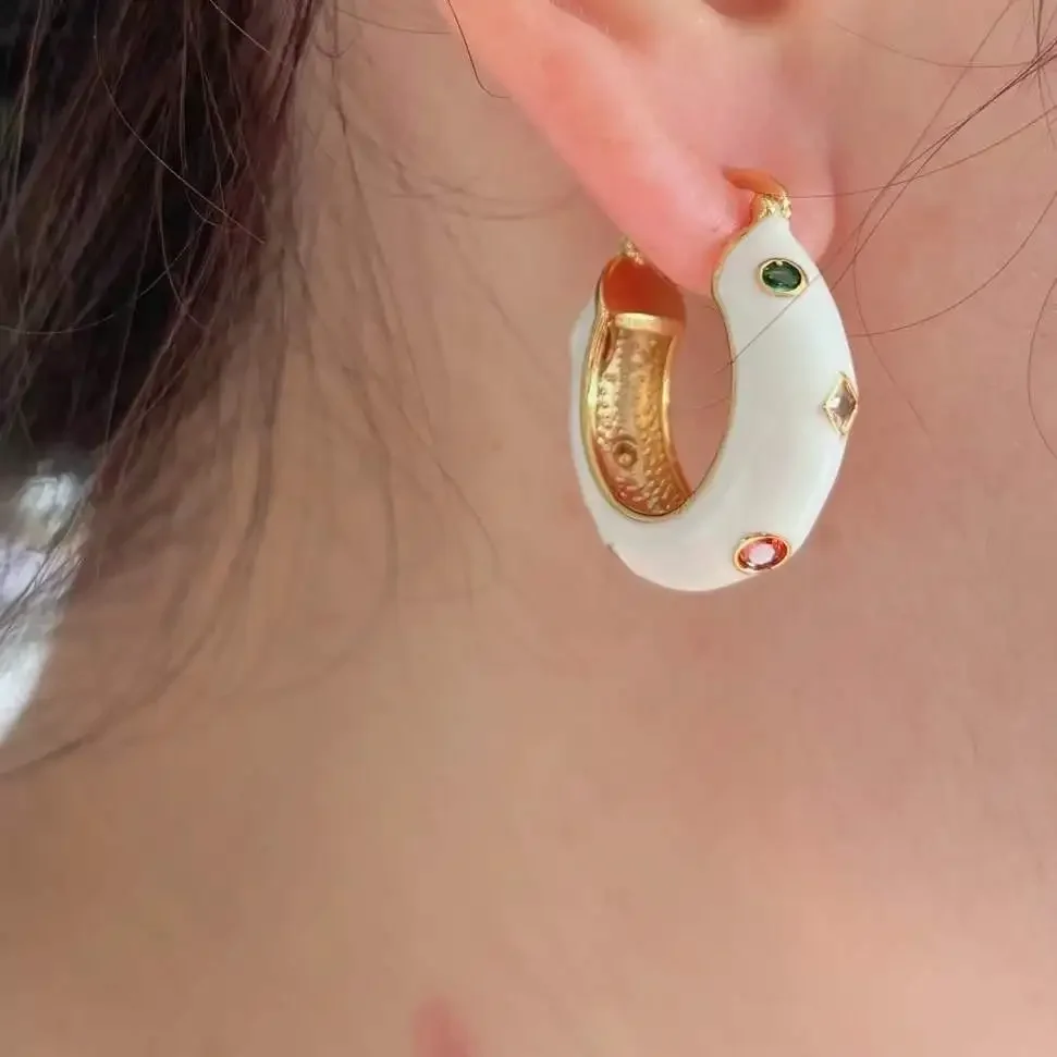 Позолоченные твидовые серьги в богемном стиле для женщин милые чувственные