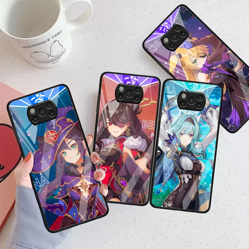 

Ударопрочный чехол из закаленного стекла для Xiaomi Poco F3 Redmi 9 10 10C 9A 9C K40 Pro X3 Pro X3 NFC M3 F1