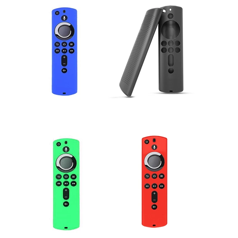 

AT14 For Amazon Fire TV Stick 4K TV Stick Remote Silicone Case Protective Cover Skin 5.9 Inch Remote Control Shell Cases