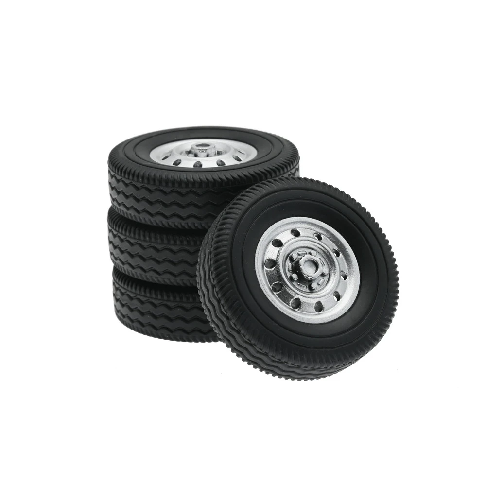 4 шт. Резиновые Колесные шины для WPL D12 Mini 1/16 RC Дрифт грузовик автомобиль запасные