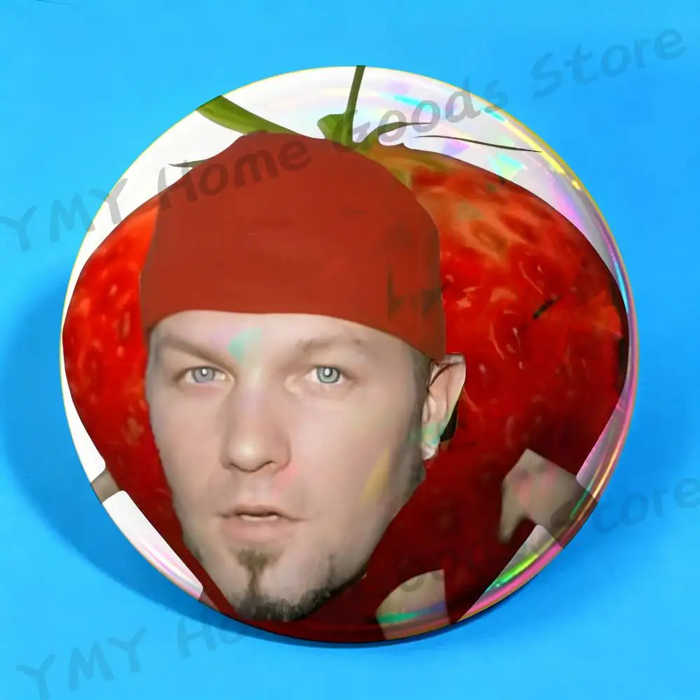 Фото Эмалевые значки-броши Rock Band Rap L-Limp B-Bizkit, круглые, для украшения рюкзаков, аксессуары, 25/32/44/58/75 мм №5