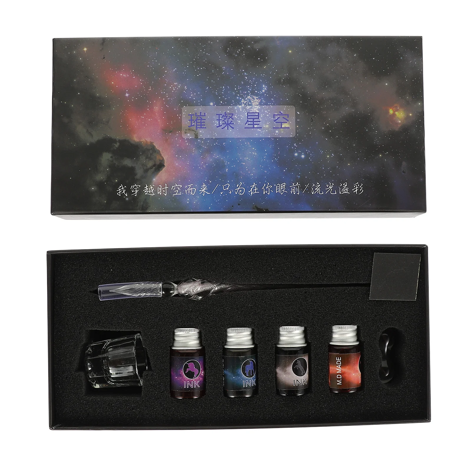 

Pen Pens Dip Calligraphy Crystal Set Kits Kit Dipping Stationery Writing Drawing Signature Signatures Caligraphy Ink Painting