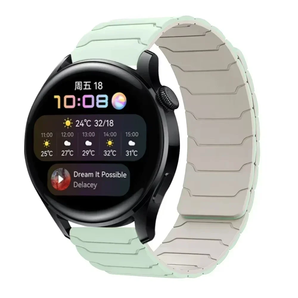 Фото Магнитный силиконовый ремешок для POLAR Vantage M2/V3, ремешки для браслета Polar Grit X Pro, 22 мм, ремешок для часов Vantage V 3/M/M2/M3 №3