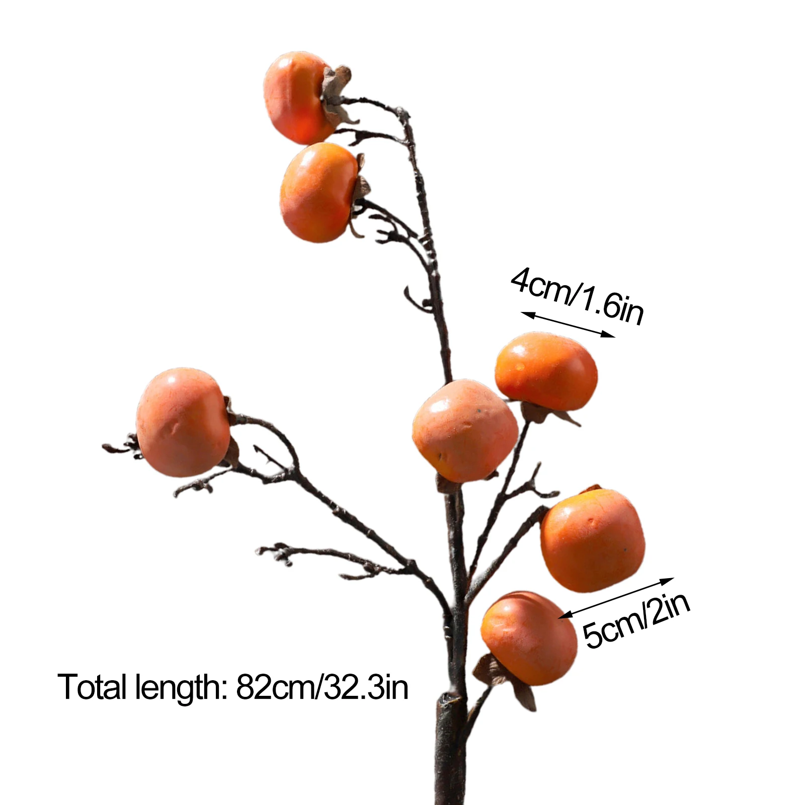 Persimmon оранжевый Maidenhair праздничные поставки сушеные цветы с морозным Maidenhair.