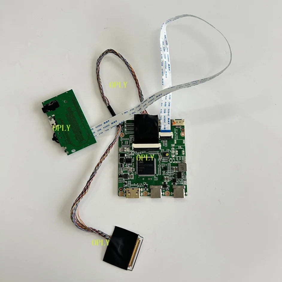 Фото Комплект платы управления LVDS 2 TYPE-C MINI HDMI-совместимый для B156HTN02 B156HTN03 B156HAN01 B156HTN03.2 15,6-дюймовый ЖК-экран 1920X1080 №1