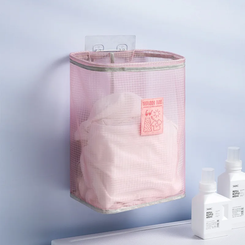 

Clothing Laundry Basket Bag Folding Laundry Basket Large Capacity Wall Monted Storage Bag Children Toy Storage Basket Waterproof